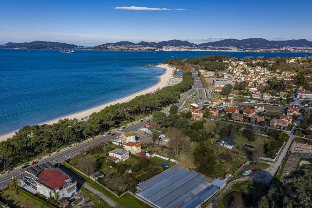 Apartamentos En Playa De Samil Primera Linea De Playa Pe Na Areia Vigo Zewnętrze zdjęcie